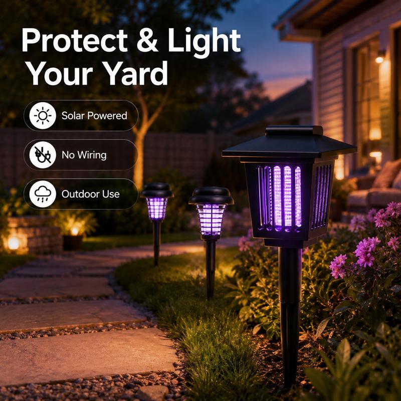 Solar Mosquito Zapper Light