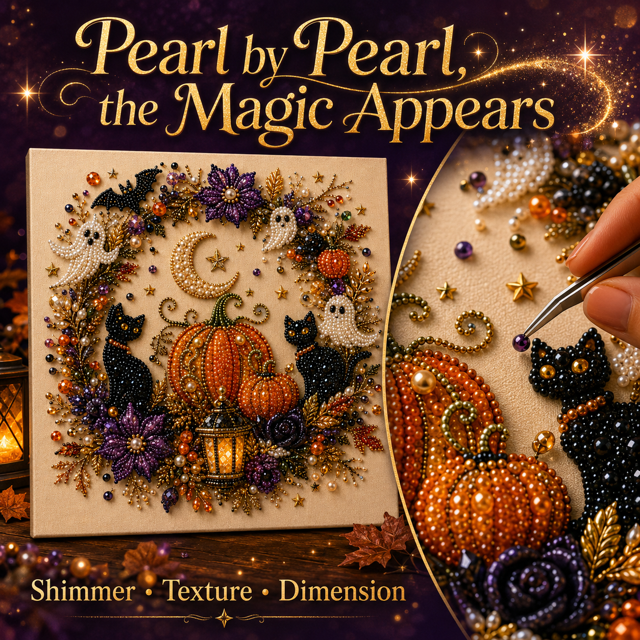  🔥70% OFF - 👻✨ Halloween Pearl Art DIY Kit