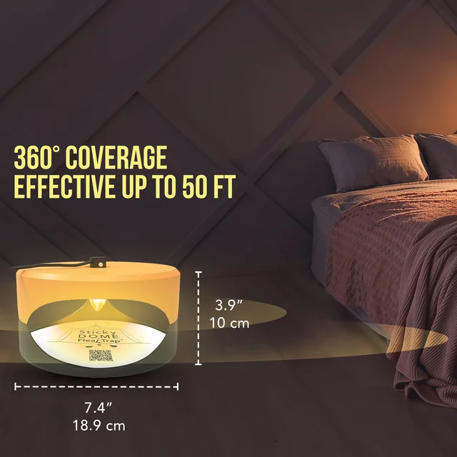 🔥 Last Day 80% OFF - Indoor Flea Light Trap – Light & Heat Activated Sticky Trap