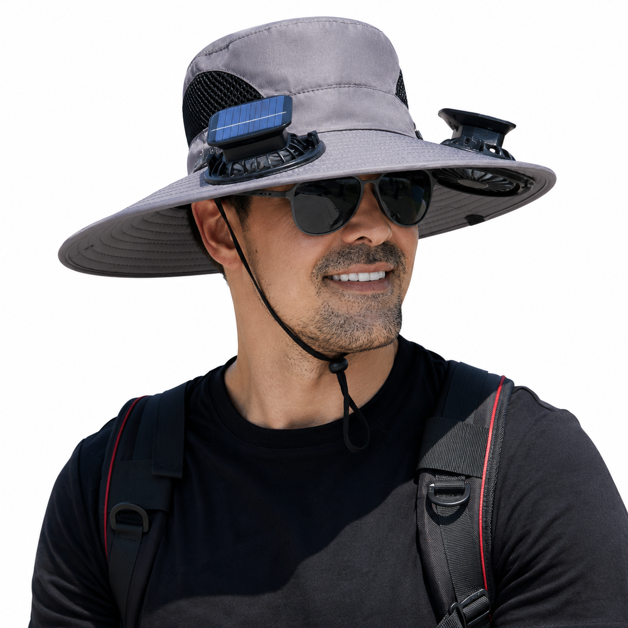 🔥HOT SALE NOW 70% OFF🔥Solar Cooling Sun Hat – Portable Fan Cap
