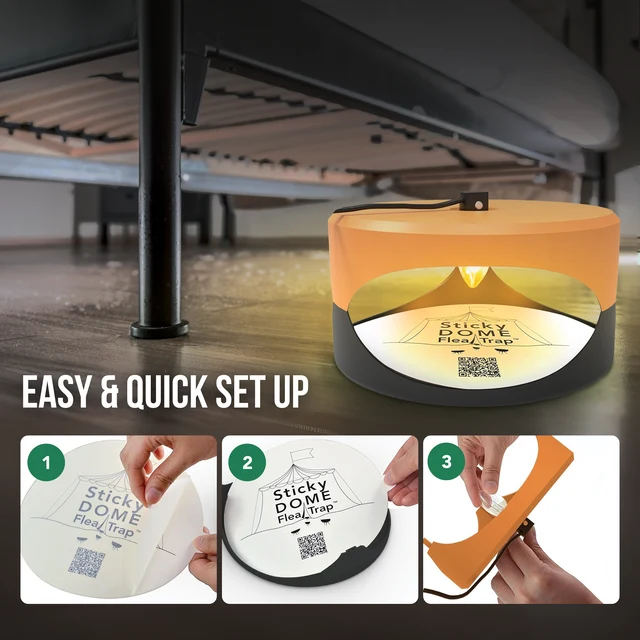 🔥 Last Day 80% OFF - Indoor Flea Light Trap – Light & Heat Activated Sticky Trap