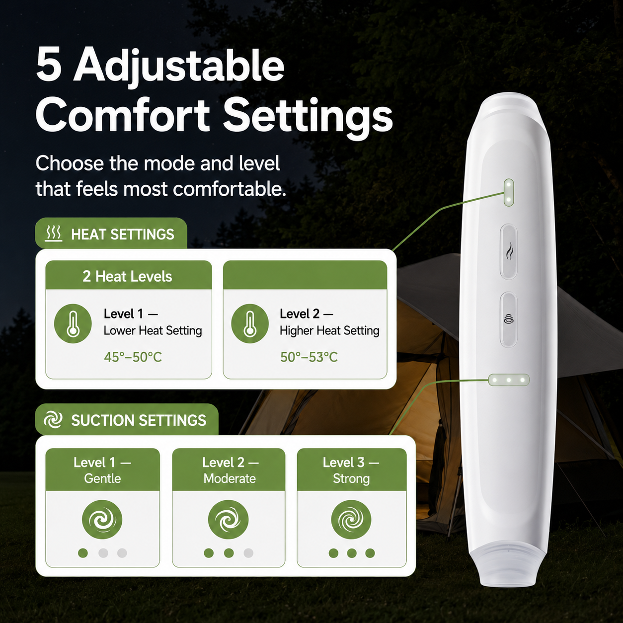 🔥 Last Day 70% OFF - 🦟2-in-1 Bug Bite Relief Tool – Controlled Heat & Adjustable Suction