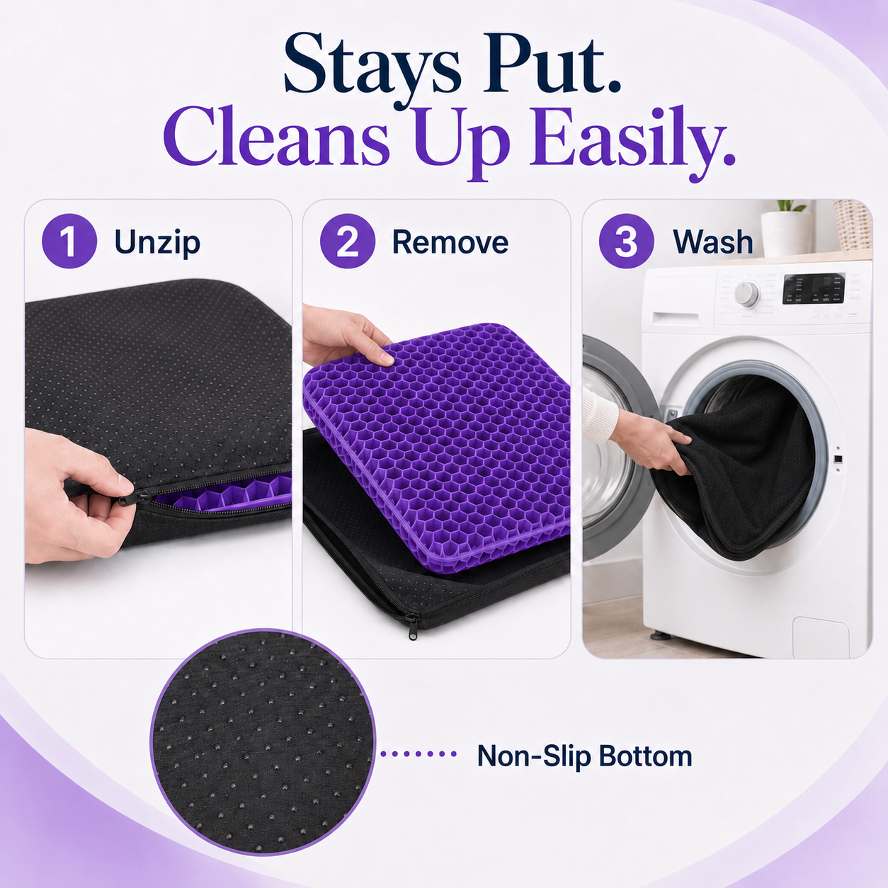  🔥70% OFF - ✨ Ergonomic Silicone Seat Cushion