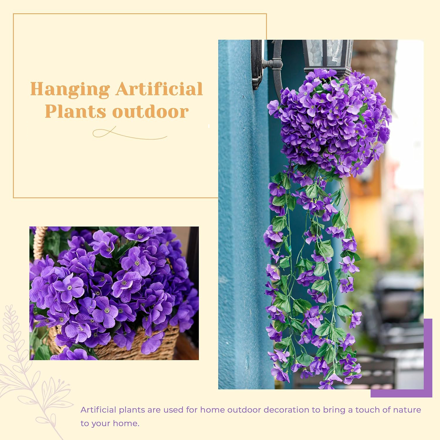 💜Hot Sale 60% OFF - UV Resistant Hanging Orchid Flower Vine🌸