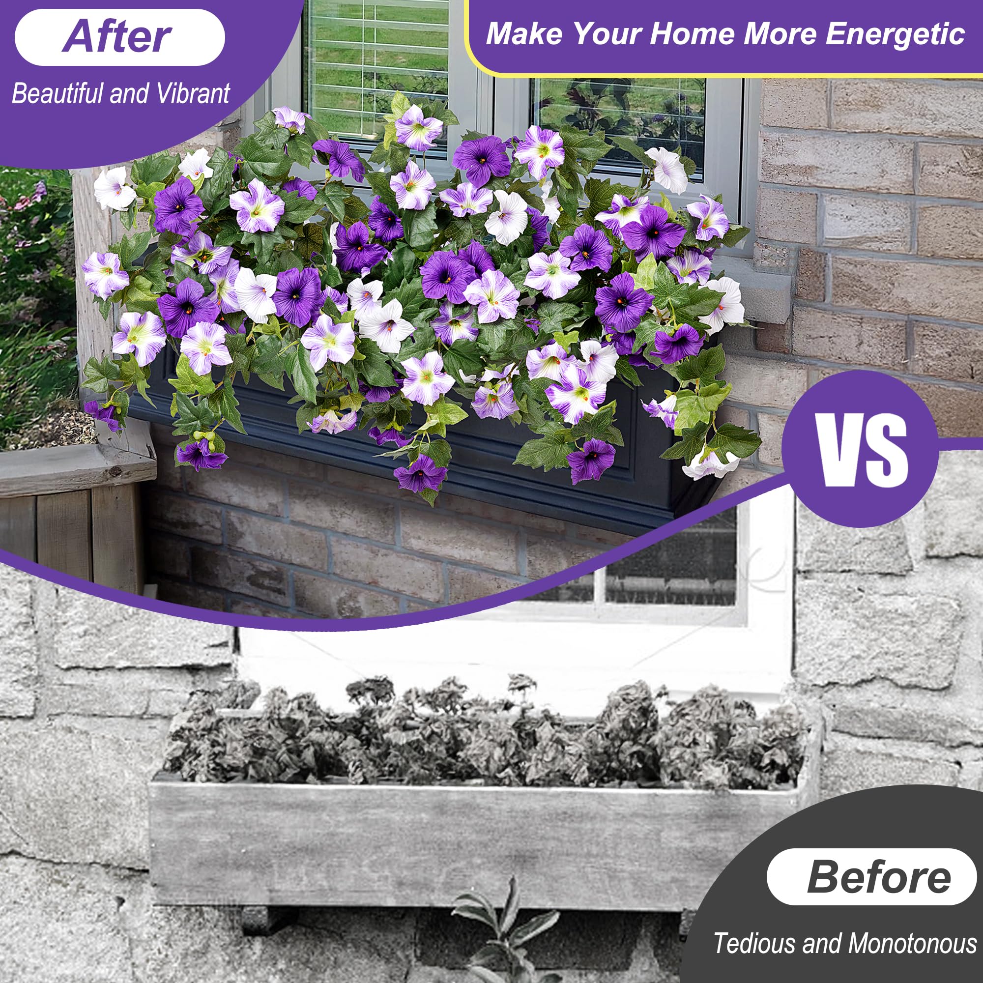 💐2026 Hot Sale✨UV Simulation Artificial Morning Glory
