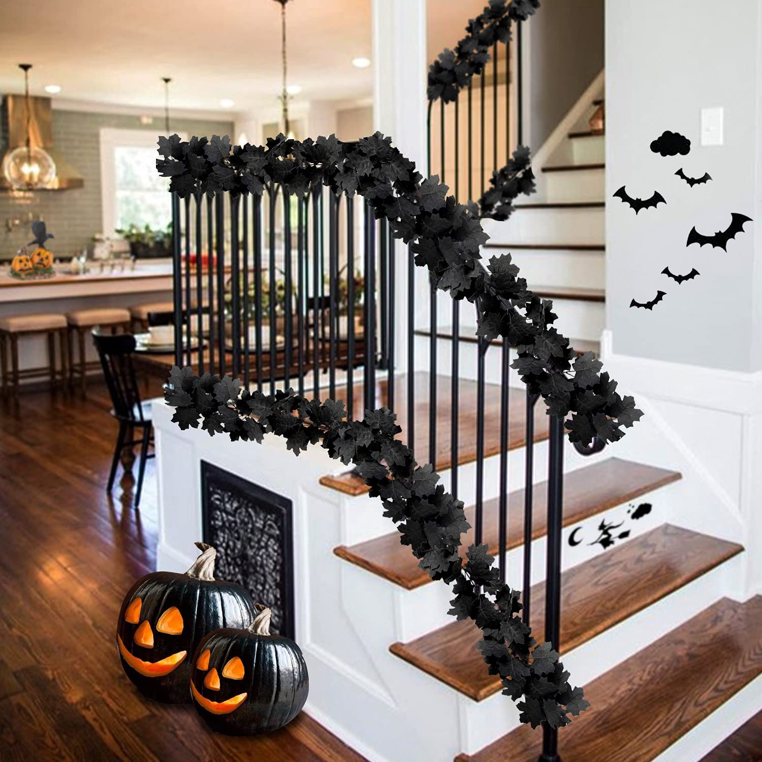 🔥Hot Sale 60% OFF - Artificial Maple Leaf Autumn Garland🍁