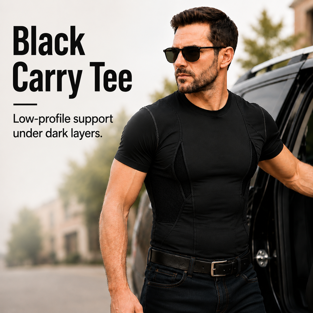Short-Sleeve Concealed Carry Compression Tee