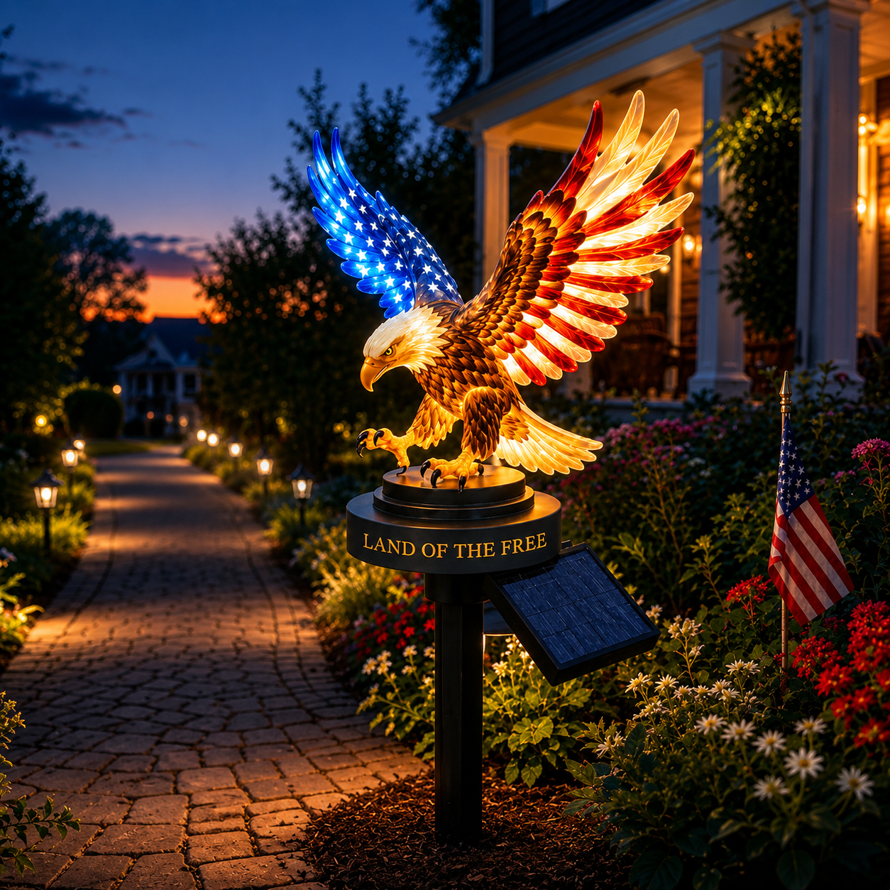 🔥 80% OFF - 🦅Solar Eagle Garden Light