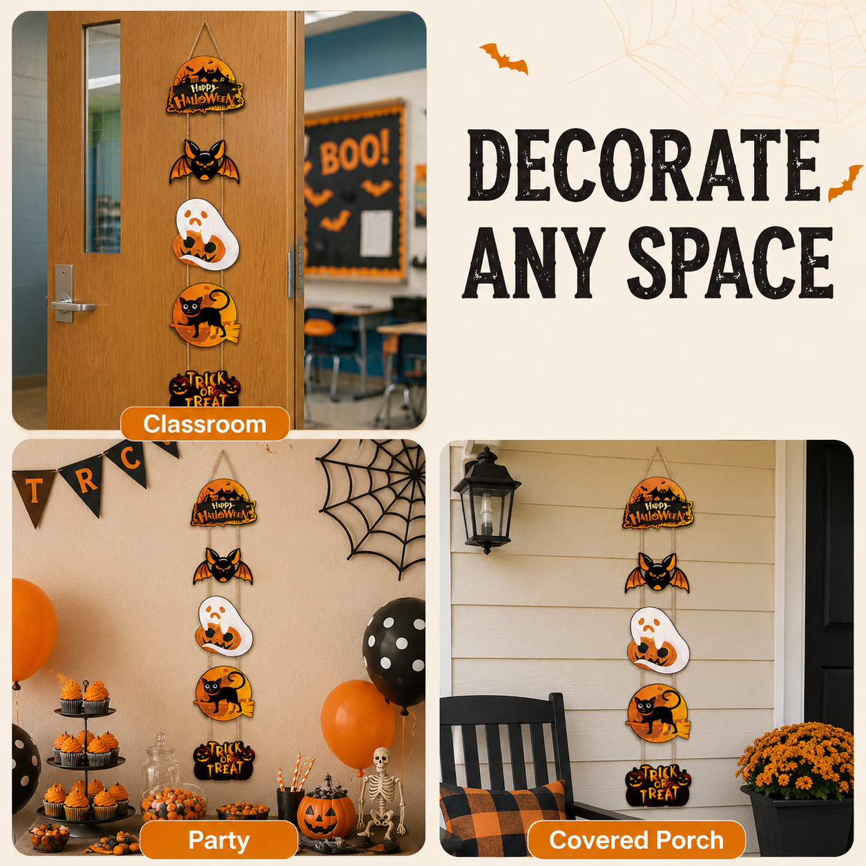🎃Halloween Trick-or-Treat Door Hanging Decoration