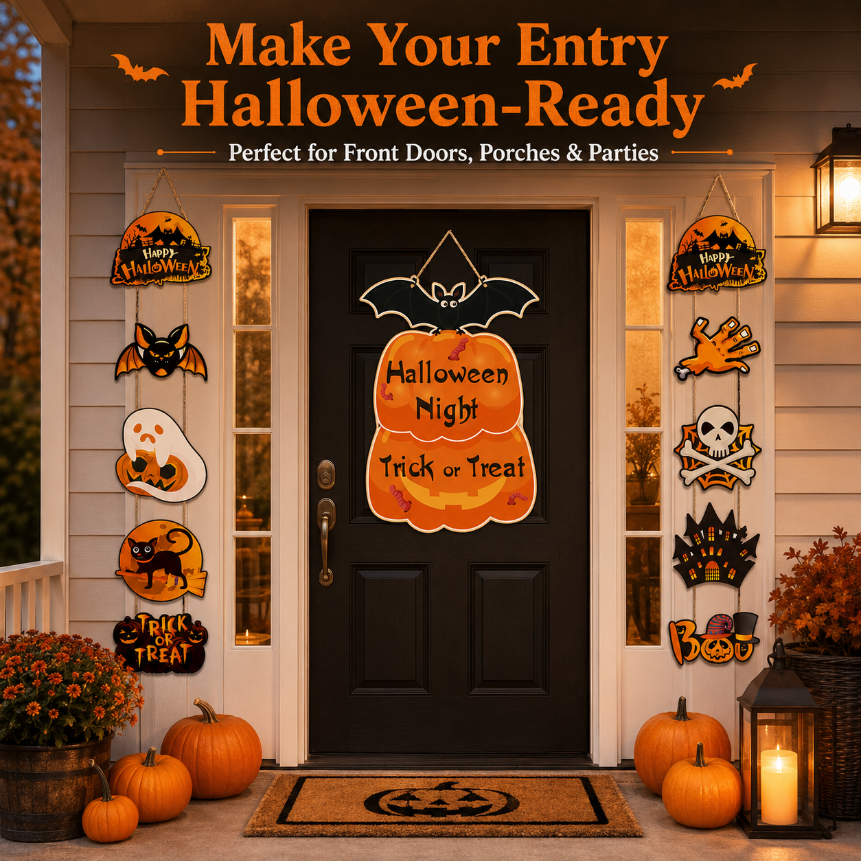 🔥70% OFF - 🎃Halloween Trick-or-Treat Door Hanging Decoration