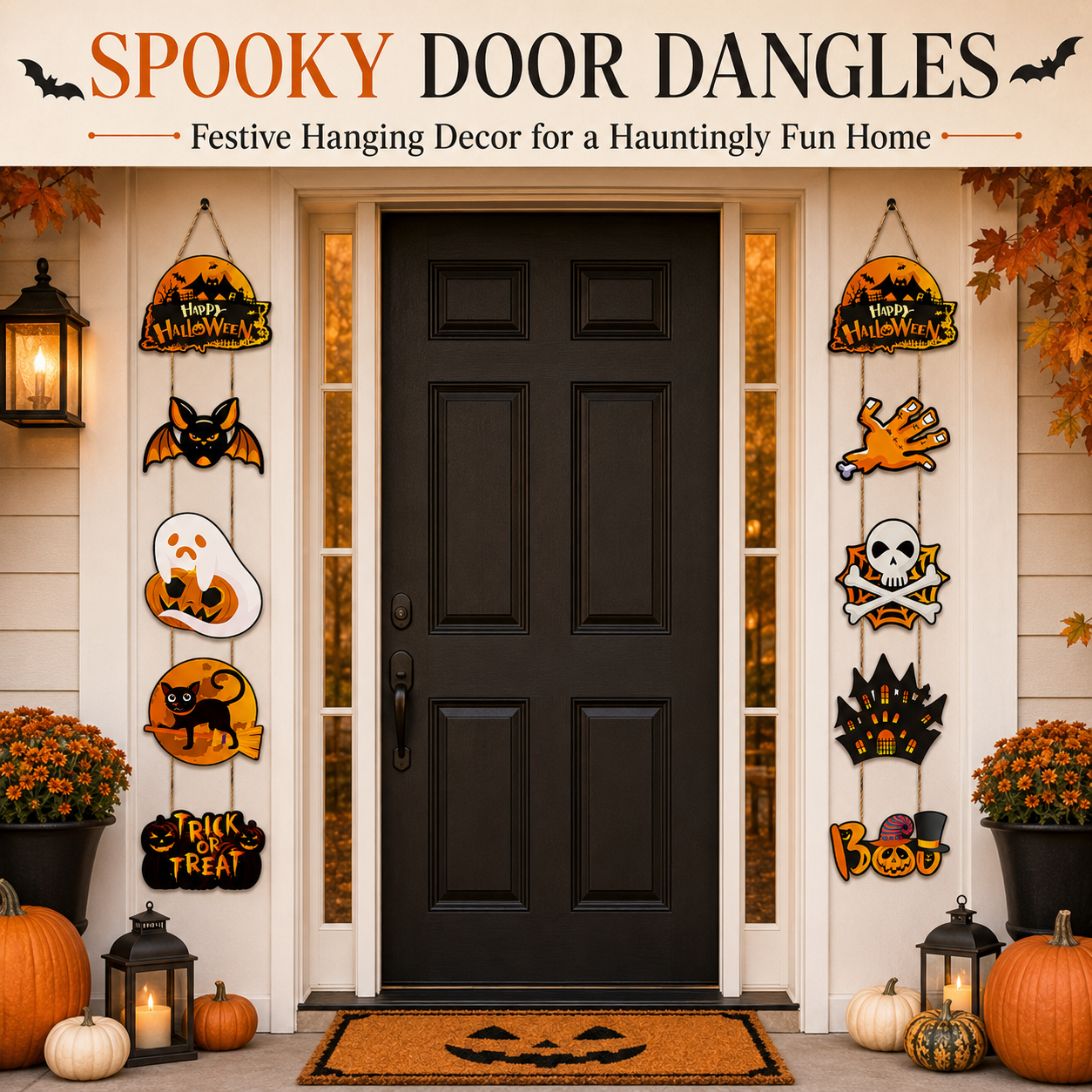 🔥70% OFF - 🎃Halloween Trick-or-Treat Door Hanging Decoration