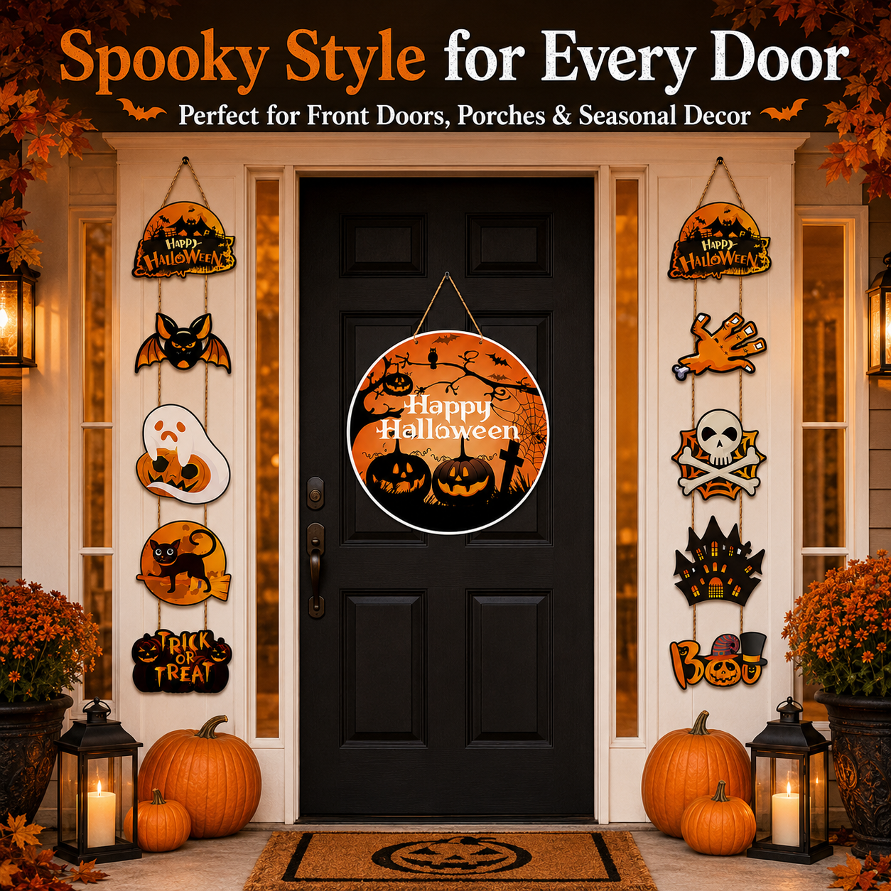 🔥70% OFF - 🎃Halloween Trick-or-Treat Door Hanging Decoration
