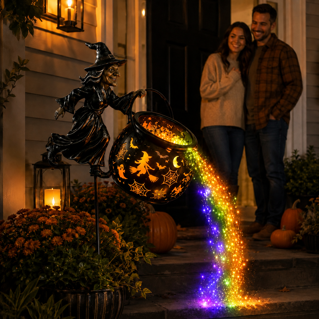 💥LAST DAY 70% OFF - 🎃🧙‍♀️ Halloween Witch Cauldron Projection Garden Light – 🔥 Buy 2 Free Shipping