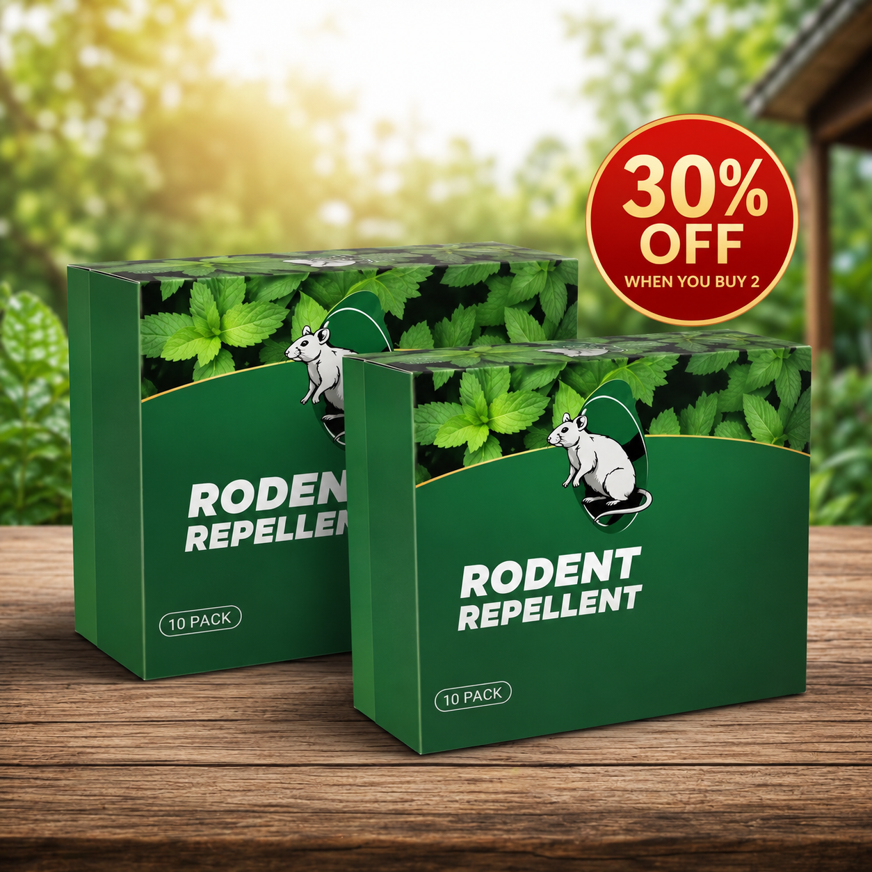 💥LAST DAY SALE 50%OFF💥🟢 Natural Peppermint Rodent Repellent Tablets – 10 Pack