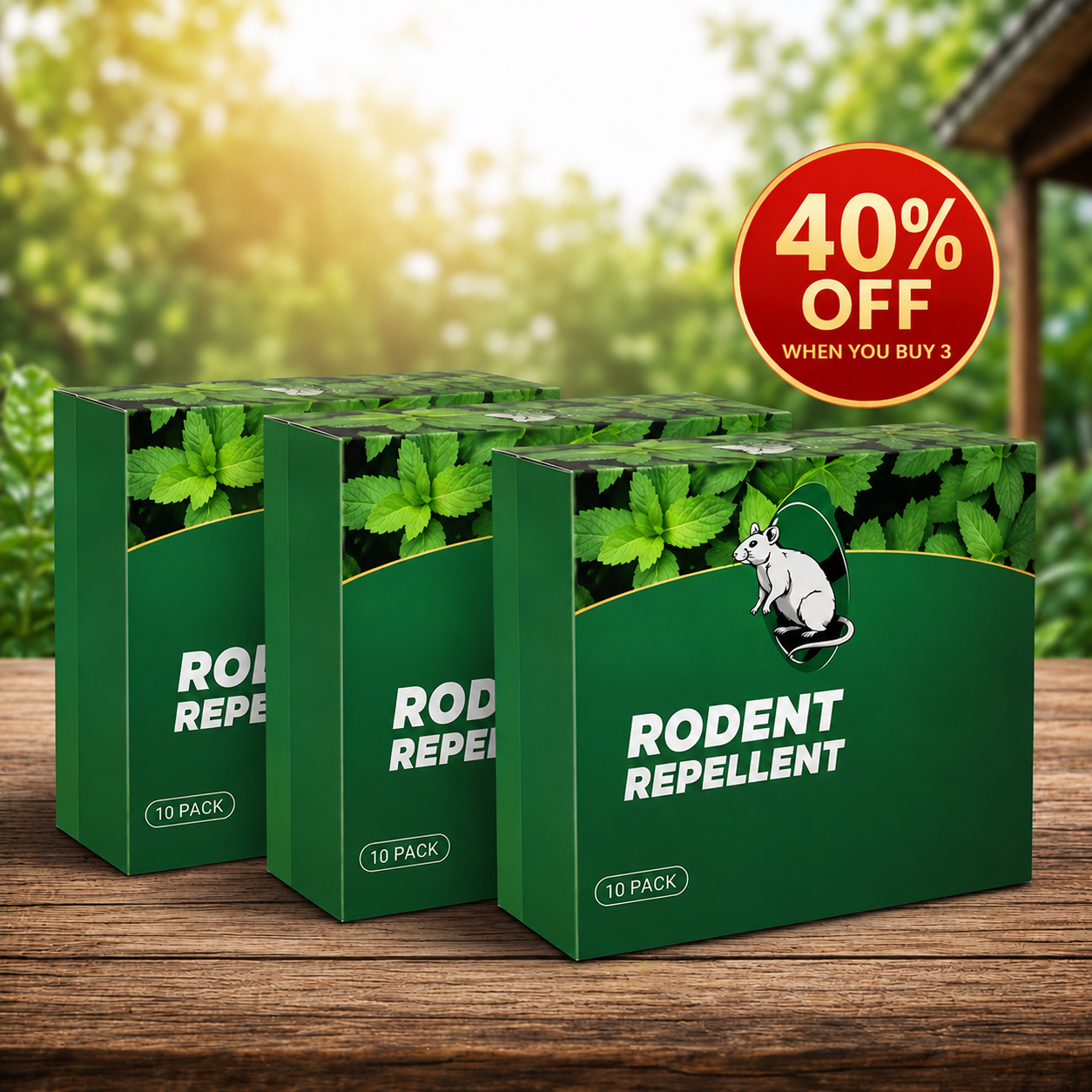💥LAST DAY SALE 50%OFF💥🟢 Natural Peppermint Rodent Repellent Tablets – 10 Pack