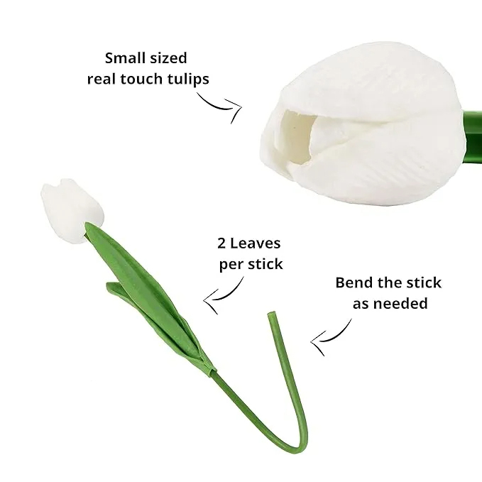 💥Spring On Sale✨UV Resistant Lifelike Artificial Tulips Flowers💐