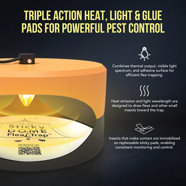🔥 Last Day 80% OFF - Indoor Flea Light Trap – Light & Heat Activated Sticky Trap