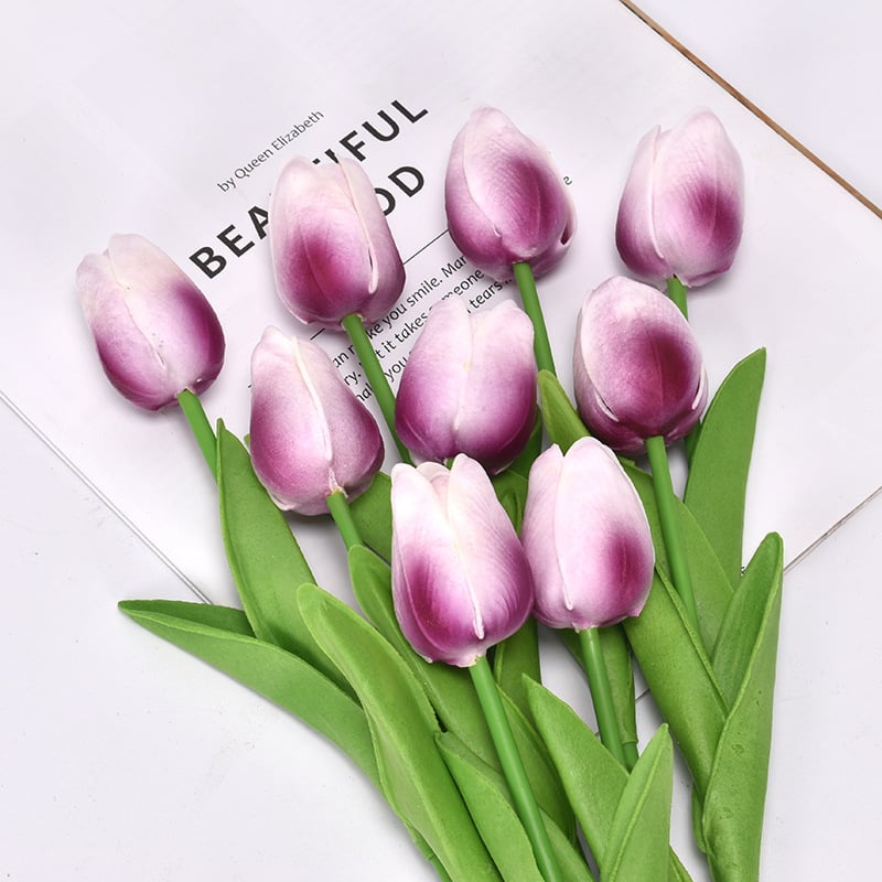 💥Spring On Sale✨UV Resistant Lifelike Artificial Tulips Flowers💐