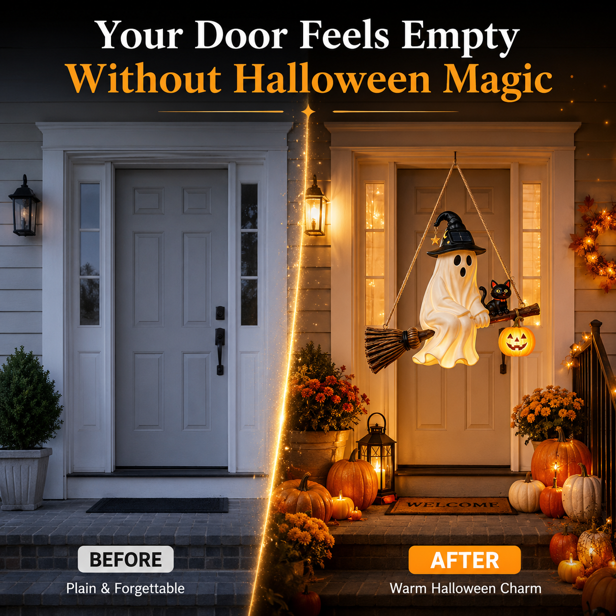 🎃 Halloween Early Bird Sale | 70% OFF 👻 Halloween Solar Ghost Hanging Decor