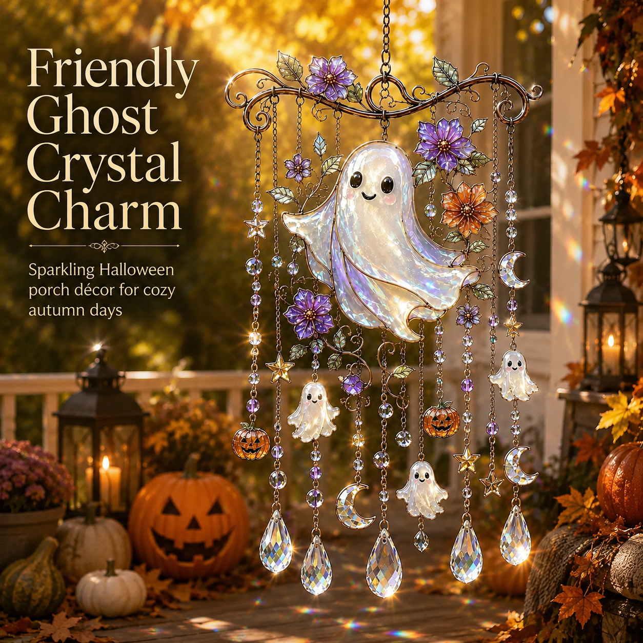 🎃 Halloween Early Bird Sale | 70% OFF 🎐 Halloween-Themed Crystal Wind Chime