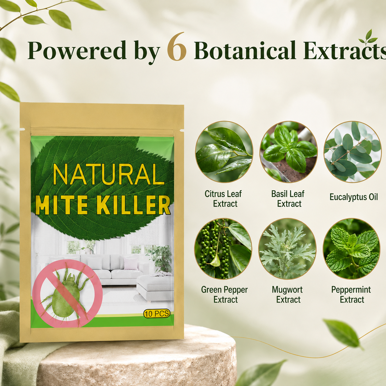 🔥Hot Sale 70% OFF🍃Natural Mite Control Sachet – Plant‑based, non‑toxic & safe around kids & pets