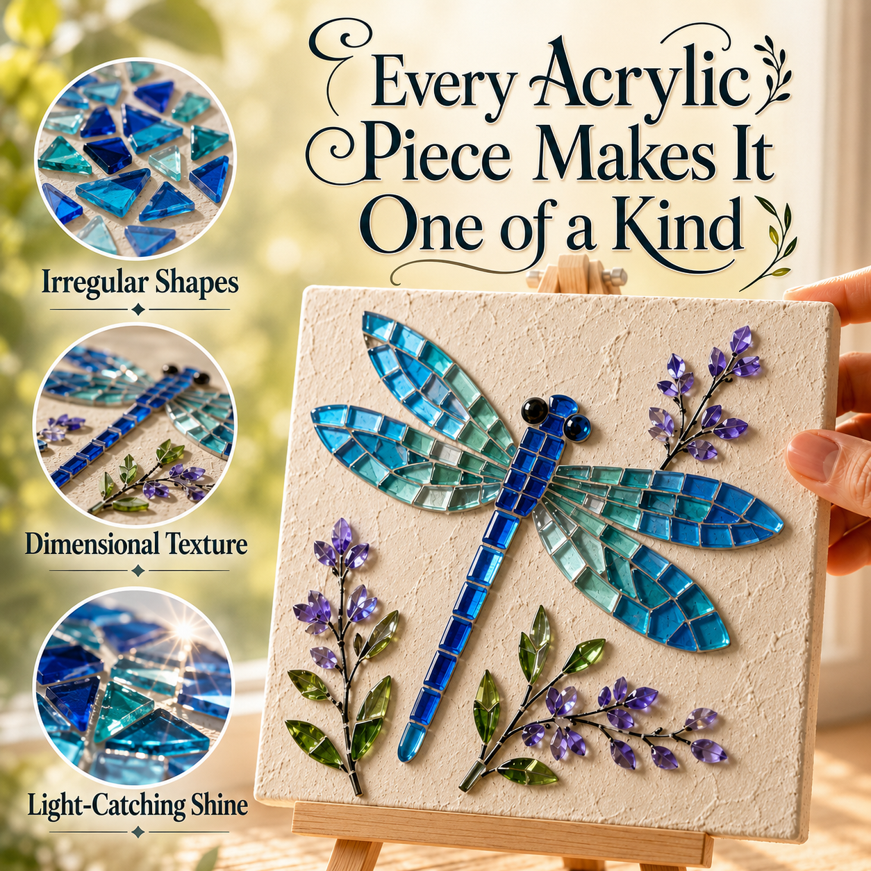 🔥 HOT SALE 70% OFF ✨ Garden-Inspired DIY Mosaic Art Kit