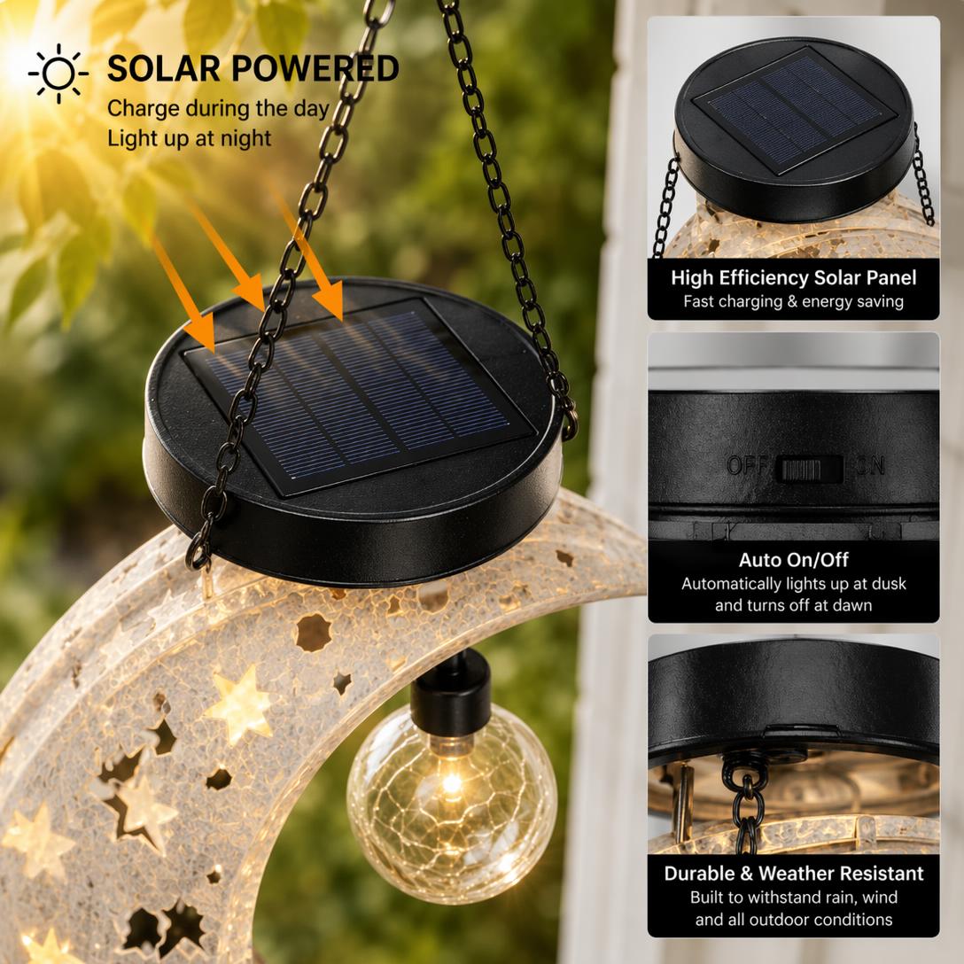 🎃 Halloween Early Bird Sale | 50% OFF Black Cat Moon Solar Lantern
