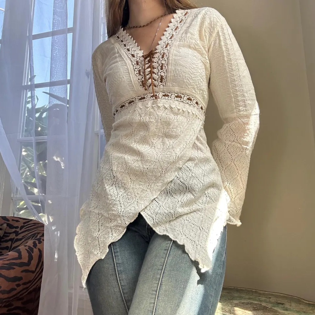 Romantic Fairy Lace Boho Top