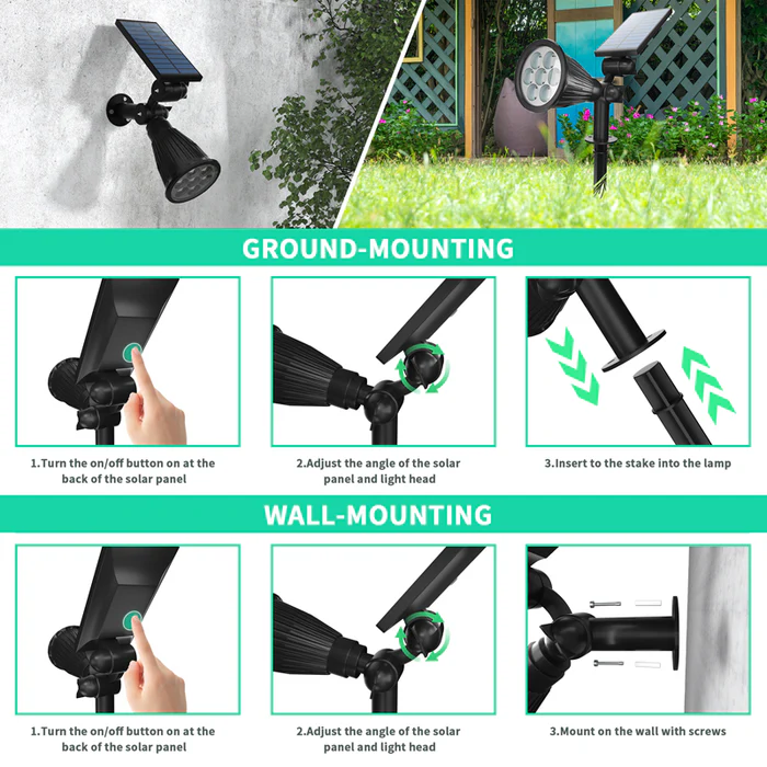 💥Solar Spot Lights Outdoor