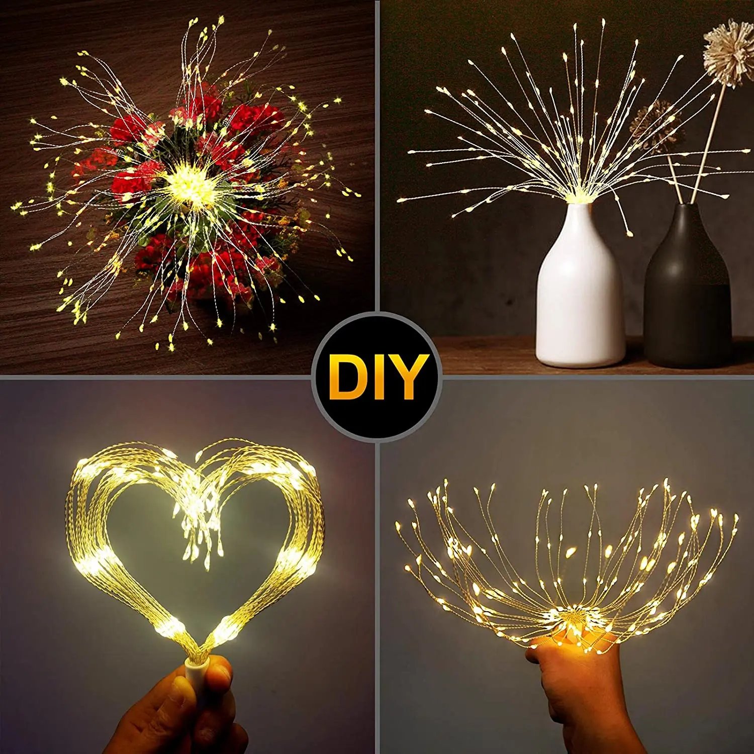 🎄Christmas Hot Sale 49%OFF-✨Hanging Starburst Fairy Lights for Christmas 🎅
