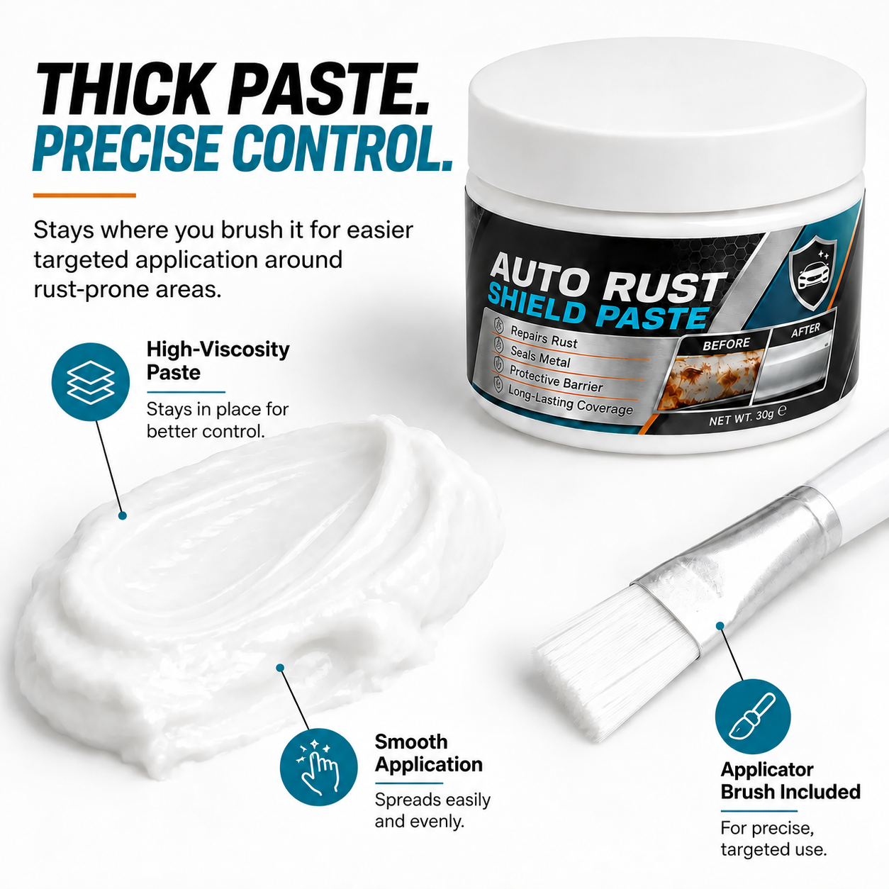 🔥 75% OFF 🛡️ Auto Rust Repair & Protection Paste