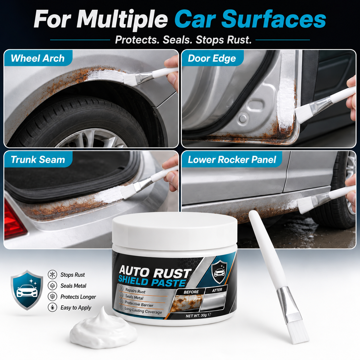🔥 75% OFF 🛡️ Auto Rust Repair & Protection Paste