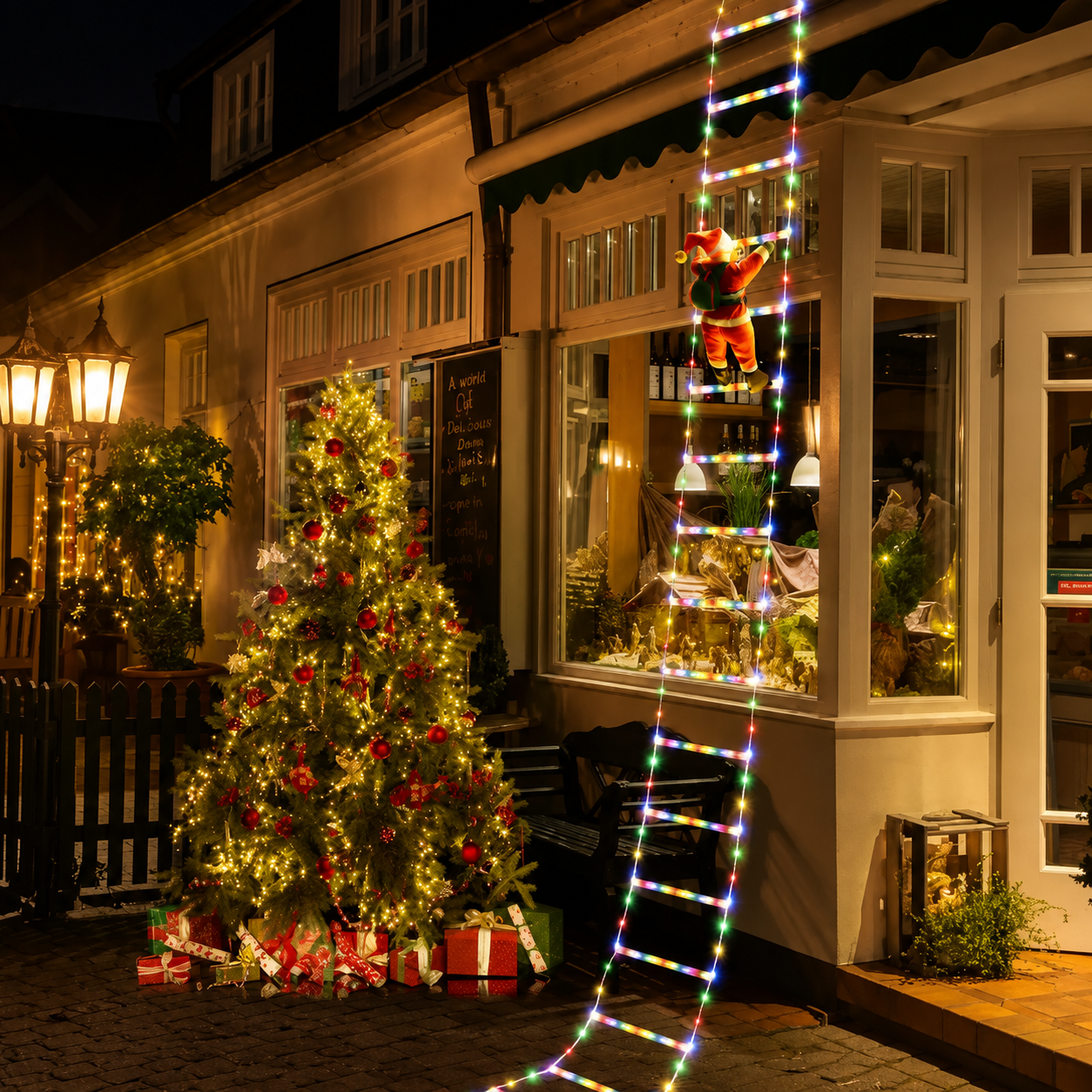 💥 60% OFF - 🎅✨Climbing Santa LED Christmas Decoration