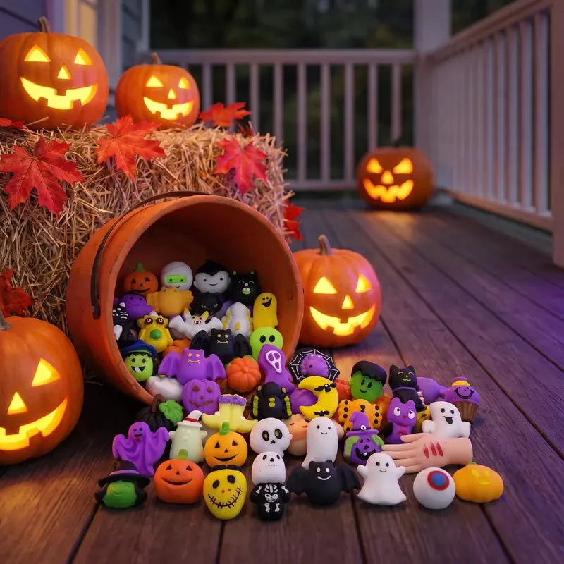 🔥Last Day 70% OFF - 🎃 30PCS Halloween Mochi Squishy Toys