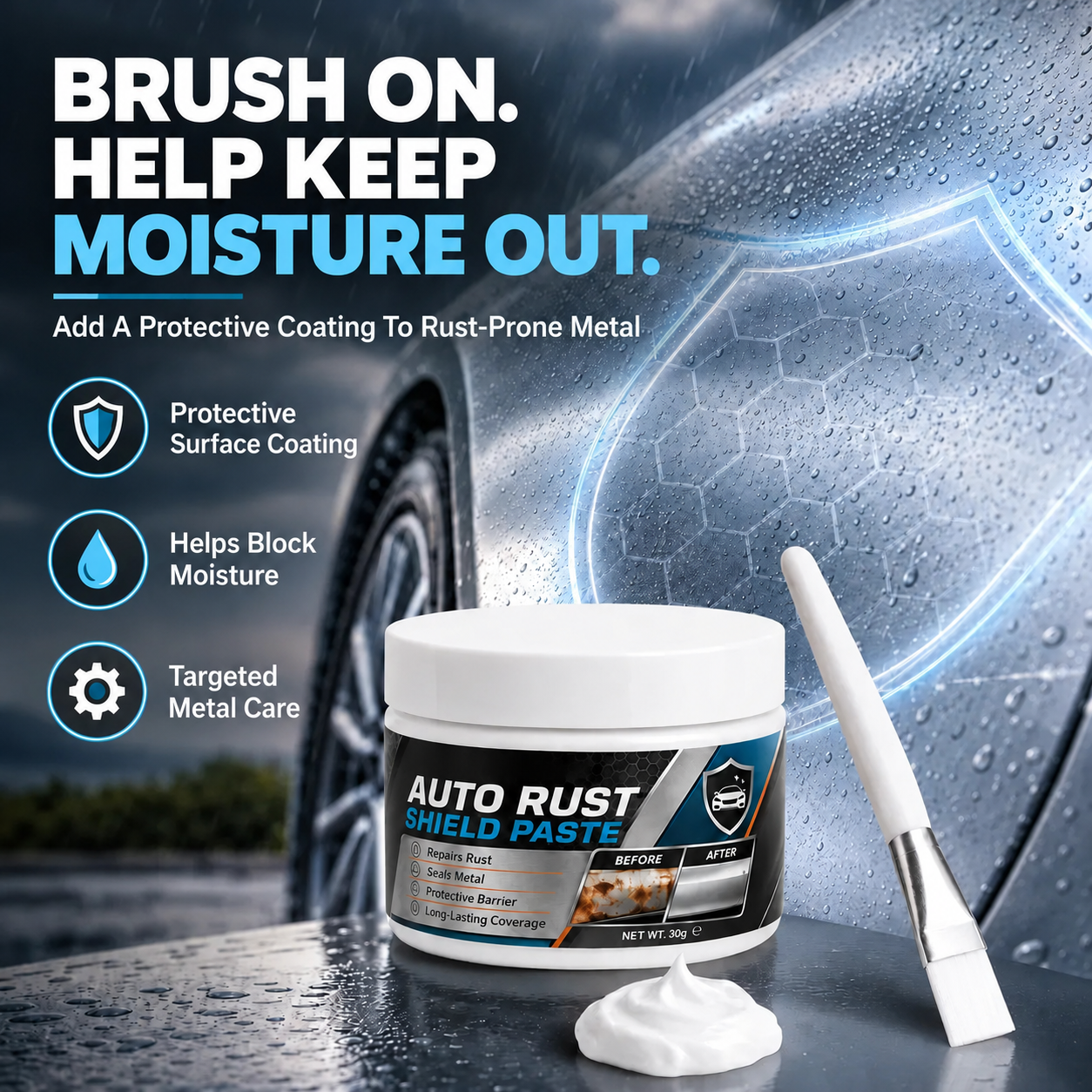 🔥 75% OFF 🛡️ Auto Rust Repair & Protection Paste