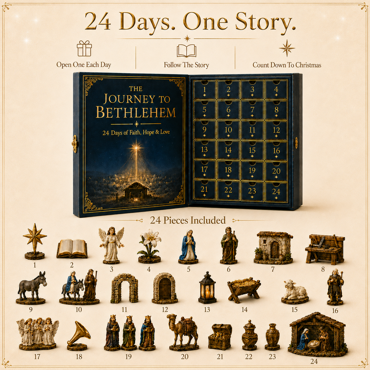 🎉75% OFF 🎄 24-Day Journey to Bethlehem Advent Calendar 2026