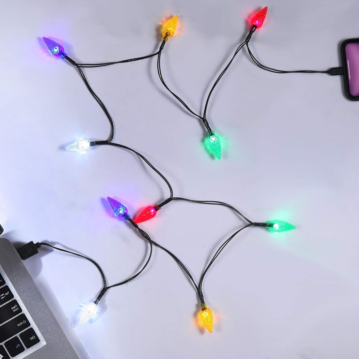 🌲Christmas Hot Sale 70%OFF-🔥USB Christmas Light Phone Charger Cable