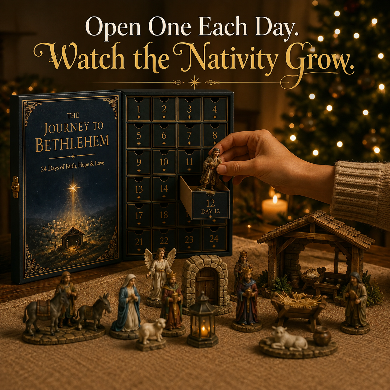 🎉75% OFF 🎄 24-Day Journey to Bethlehem Advent Calendar 2026