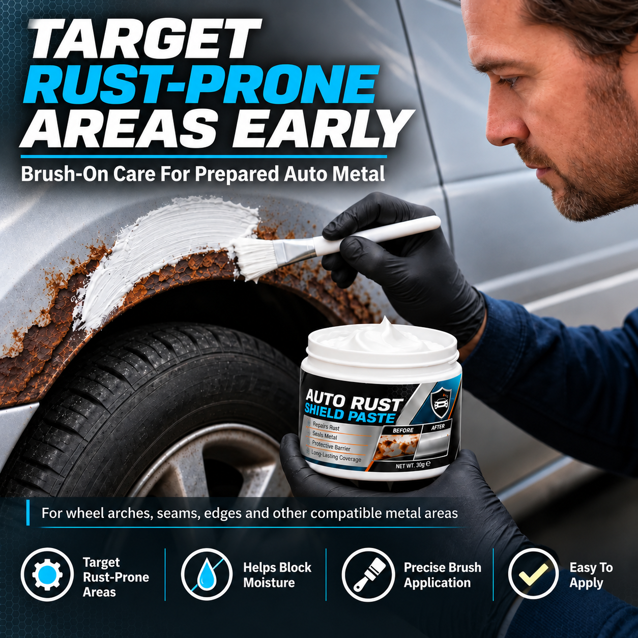 🔥 75% OFF 🛡️ Auto Rust Repair & Protection Paste