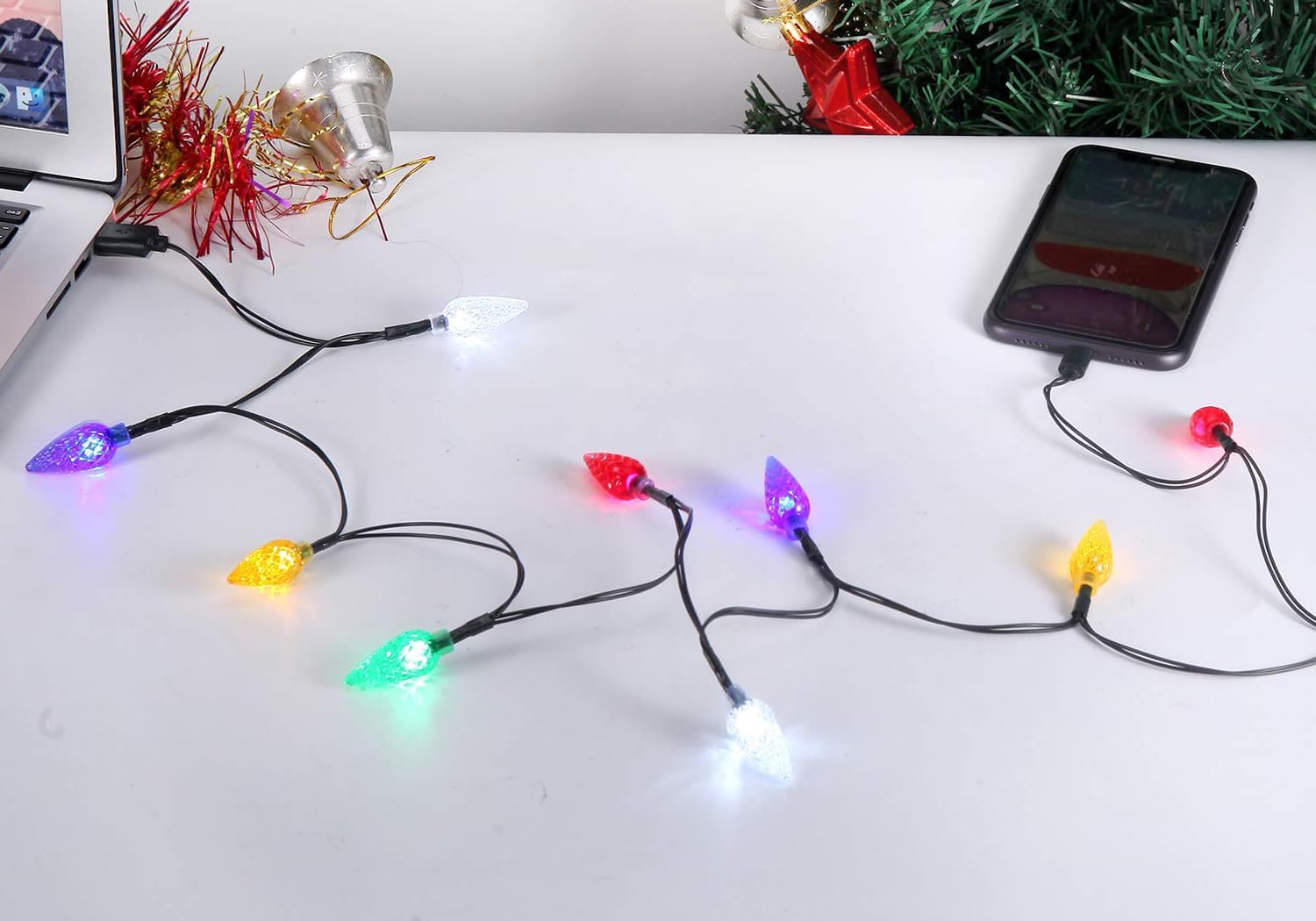 🌲Christmas Hot Sale 70%OFF-🔥USB Christmas Light Phone Charger Cable