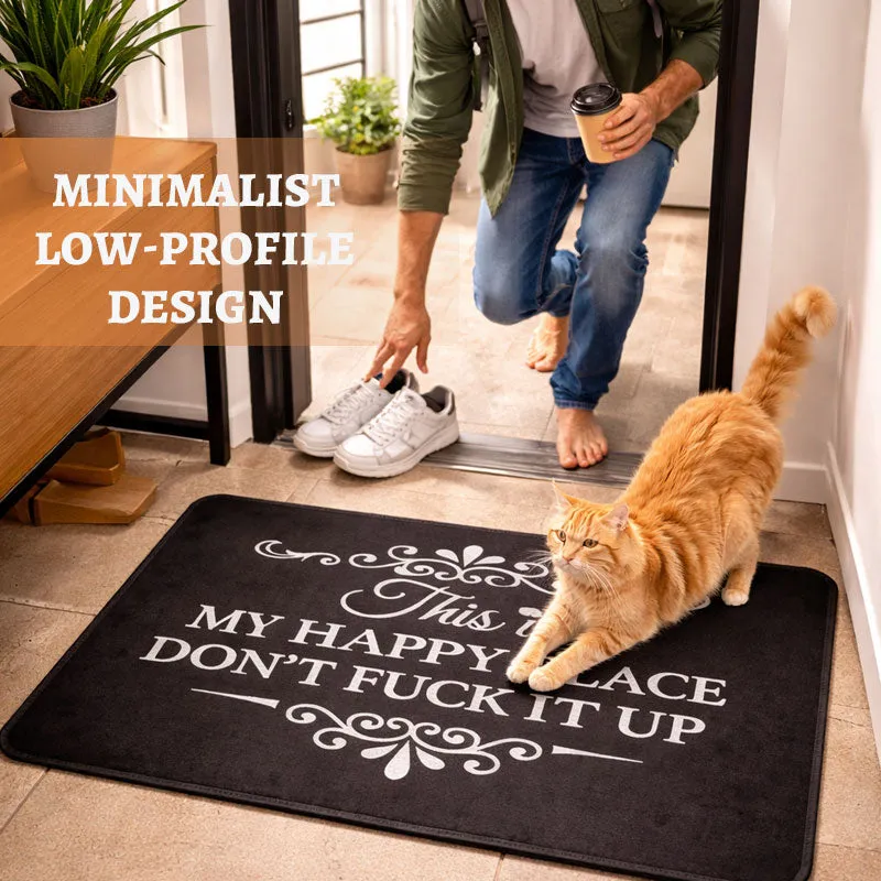 “This Is My Happy Place” Doormat