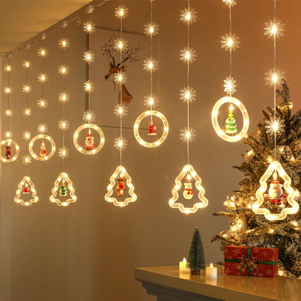 🔥Christmas Sale🔥🎄Festive Cascade Christmas LED String Lights🎄