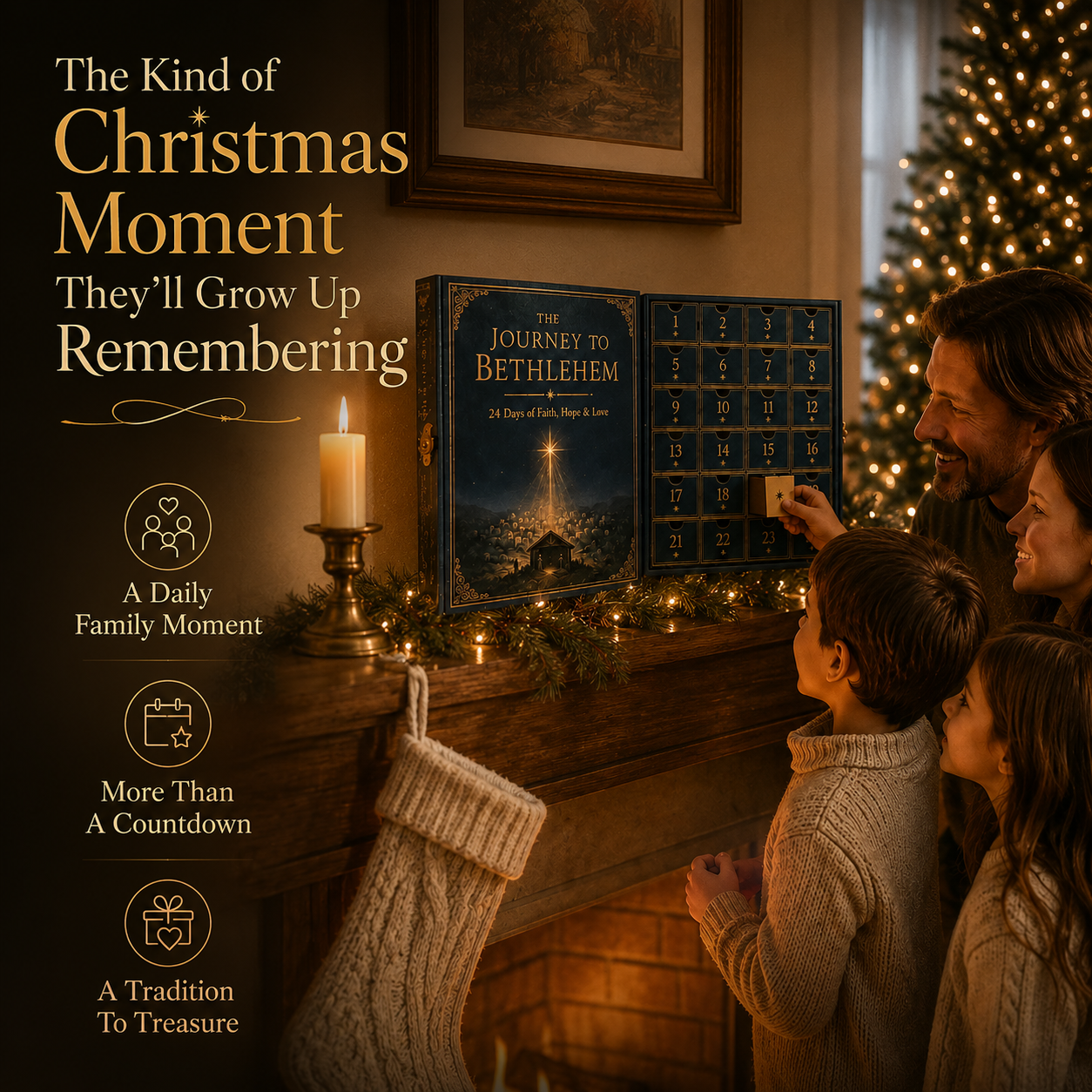🎉75% OFF 🎄 24-Day Journey to Bethlehem Advent Calendar 2026