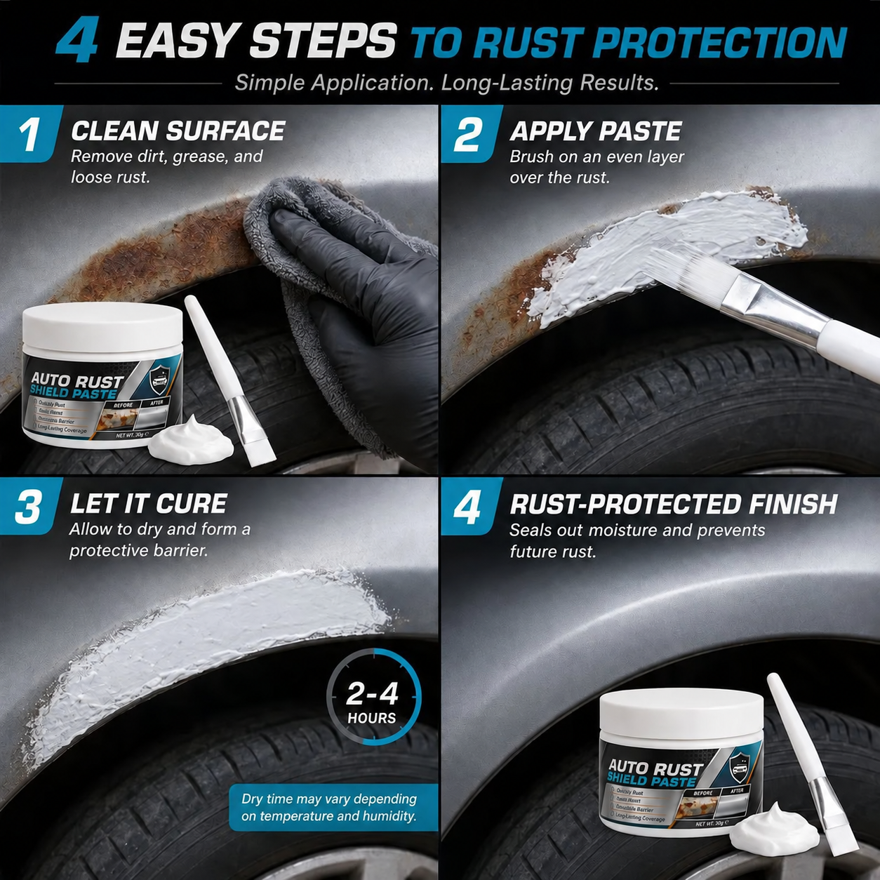 🔥 75% OFF 🛡️ Auto Rust Repair & Protection Paste