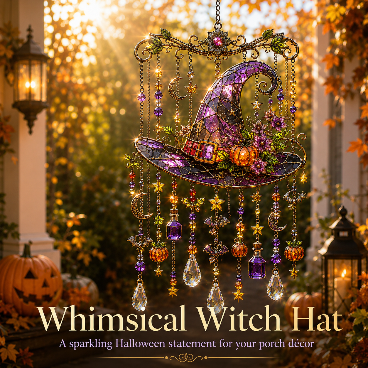 🎃 Halloween Early Bird Sale | 70% OFF 🎐 Halloween-Themed Crystal Wind Chime