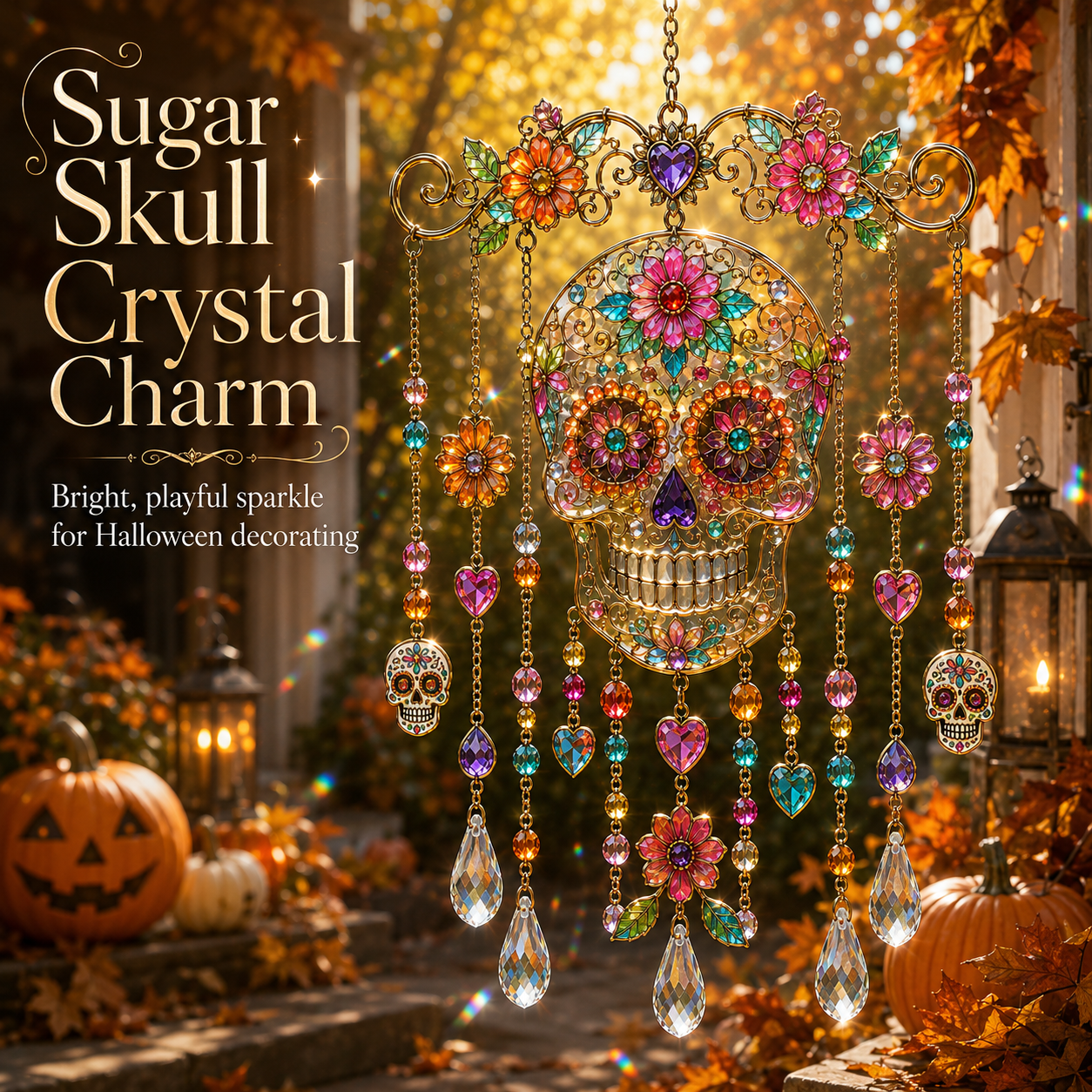 🎃 Halloween Early Bird Sale | 70% OFF 🎐 Halloween-Themed Crystal Wind Chime