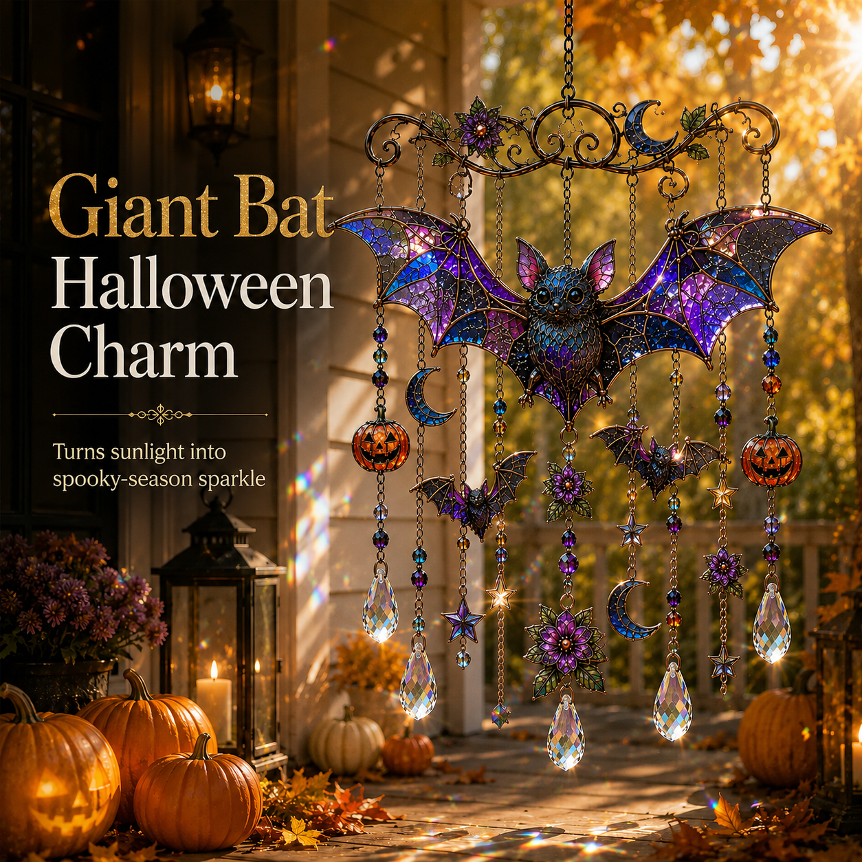 🎃 Halloween Early Bird Sale | 70% OFF 🎐 Halloween-Themed Crystal Wind Chime