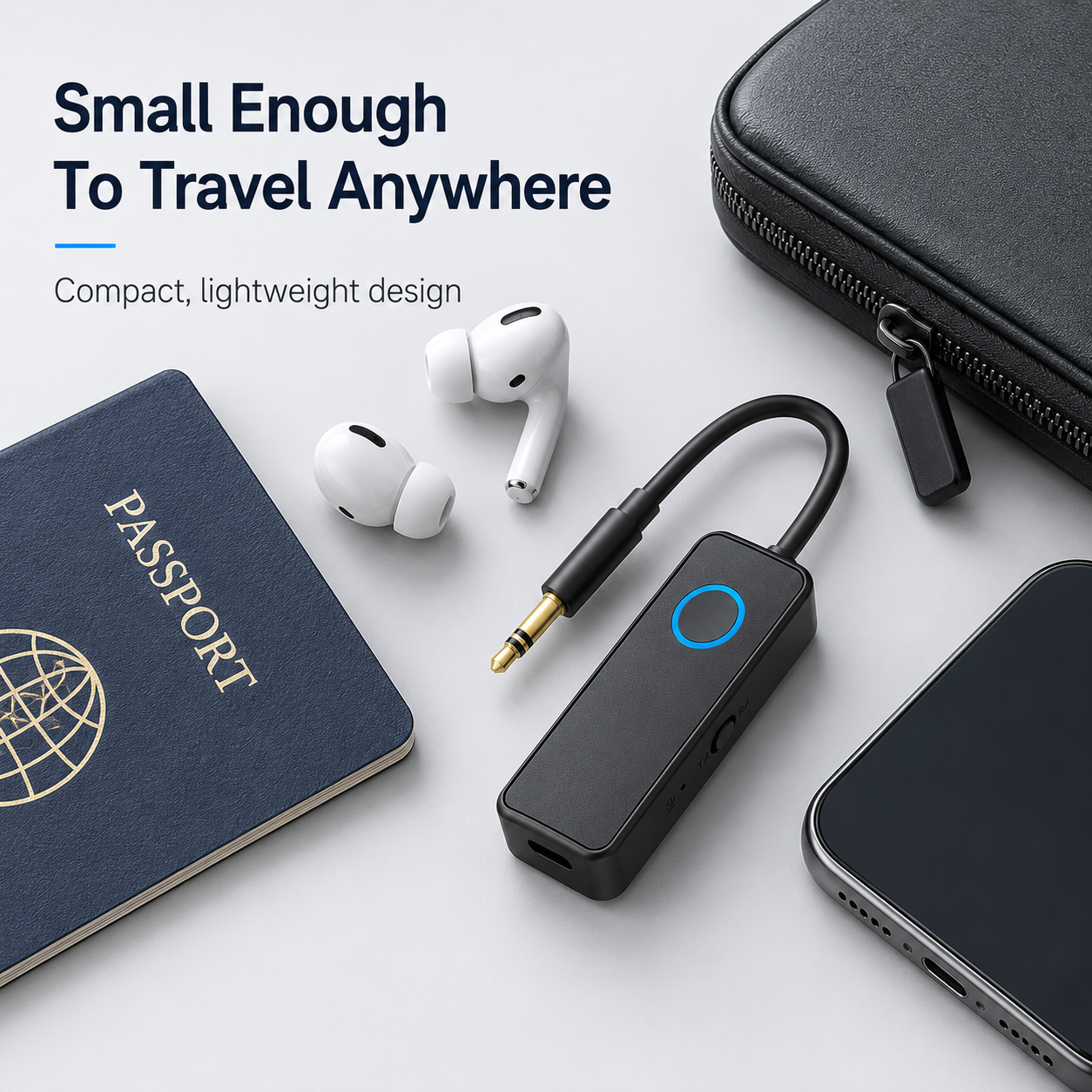 🎉 75% OFF - 2-in-1 Bluetooth Transmitter & Receiver