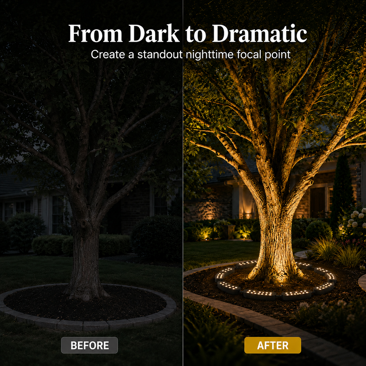 🔥 75% OFF 🌳 DIY Modular Outdoor Ring Tree Light