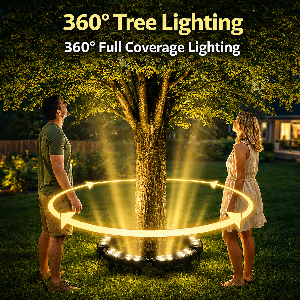 🔥 75% OFF 🌳 DIY Modular Outdoor Ring Tree Light